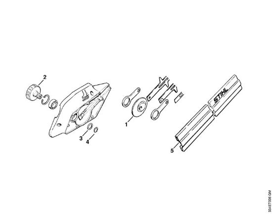 HS 242 Scatola cambio, lame Tagliasiepi (HS) HS 242 della marca STIHL