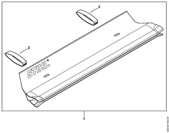 Lamiera raccogli-erba Tagliasiepi (HS) HS 45 della marca STIHL
