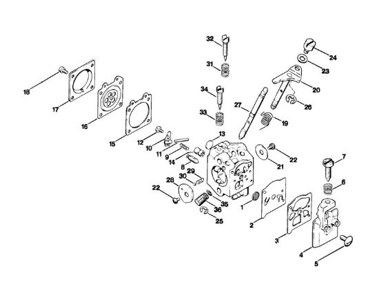 Carburatore Walbro Tagliasiepi (HS) HS 61 della marca STIHL