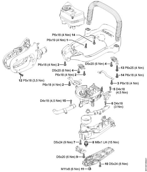 Coppie di serraggio Tagliasiepi (HS) HS 82 RC-E della marca STIHL