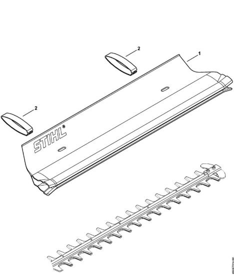 Lamiera raccogli-erba Tagliasiepi a batteria (HSA) HSA 66 della marca STIHL