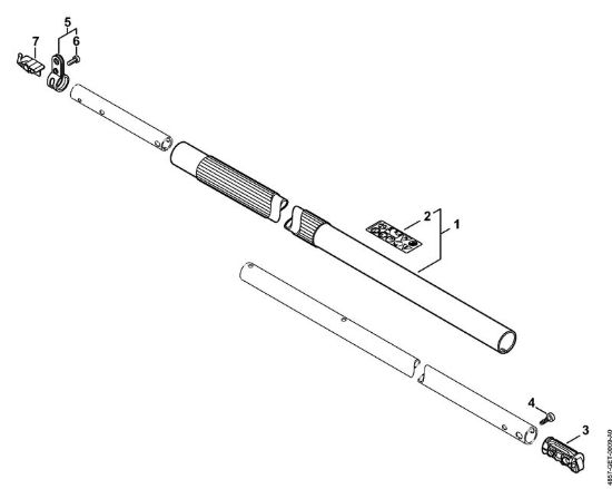 Stelo Sramatori lunghi a batteria (HTA) HTA 65 della marca STIHL