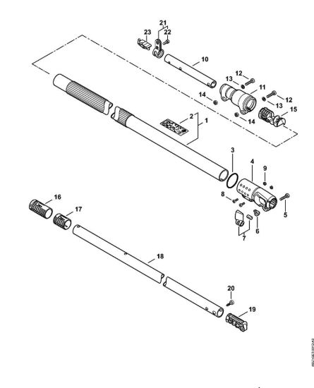 Stelo Sramatori lunghi a batteria (HTA) HTA 85 della marca STIHL