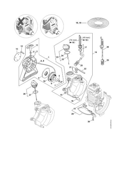 Picture of Dispositivo di avviamento, serbatoio carburante    508613634 HT 101