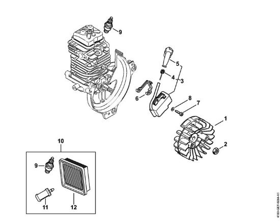 Impianto di accesione Sramatori telescopici (HT) HT 102 della marca STIHL