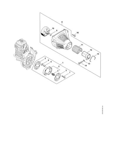 Picture of Frizione, carenatura ventola HT 103
