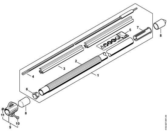 Stelo HT 130 Sramatori telescopici (HT) HT 130 della marca STIHL