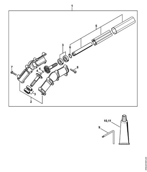 Riduttore angolato Sramatori telescopici (HT) HT 133 della marca STIHL