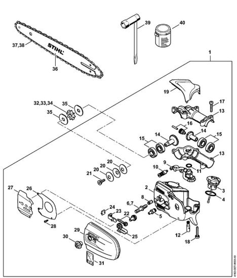 Riduttore Sramatori telescopici (HT) HT 56 C-E della marca STIHL