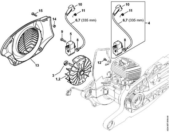 Impianto di accesione Troncatrici (TS) TS 700 della marca STIHL