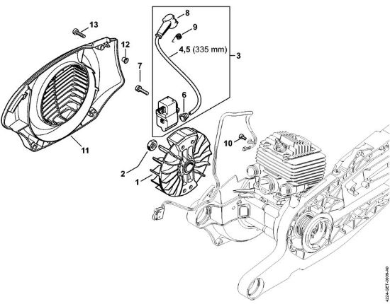 Impianto di accesione Troncatrici (TS) TS 800 della marca STIHL
