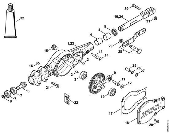 Riduttore Apparecchi speciali (PC, SP, MC) PC 70 della marca STIHL