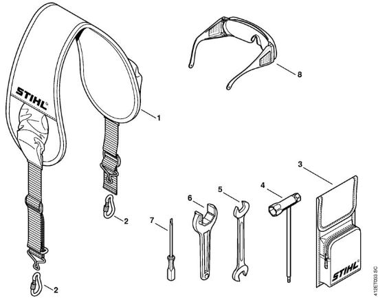 Attrezzi, accessorio a richiesta Apparecchi speciali (PC, SP, MC) SP 400 della marca STIHL