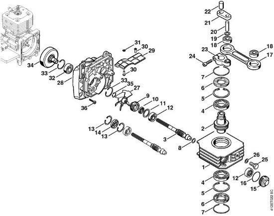 Riduttore Apparecchi speciali (PC, SP, MC) SP 400 della marca STIHL