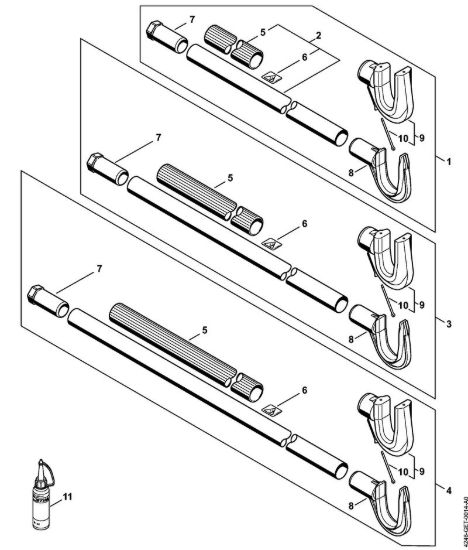 Stelo Apparecchi speciali (PC, SP, MC) SP 401 della marca STIHL