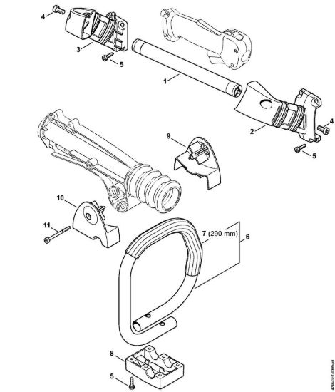 Impugnatura Apparecchi speciali (PC, SP, MC) SP 471 della marca STIHL