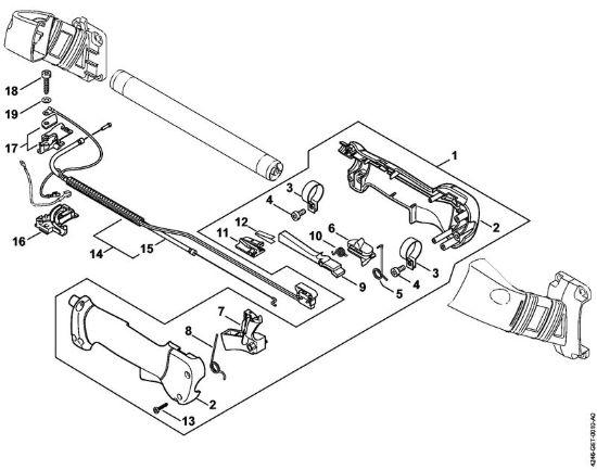 Impugnatura di comando Apparecchi speciali (PC, SP, MC) SP 471 della marca STIHL
