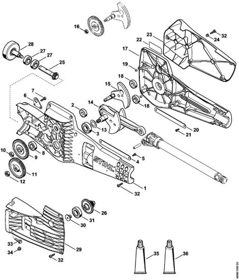 Riduttore Apparecchi speciali (PC, SP, MC) SP 481 della marca STIHL