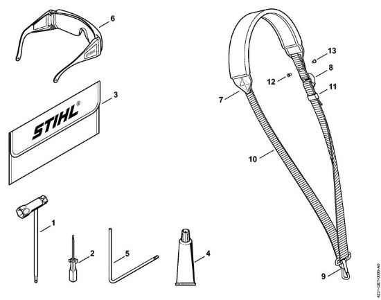 Attrezzi, accessorio a richiesta Apparecchi speciali (PC, SP, MC) SP 81 della marca STIHL