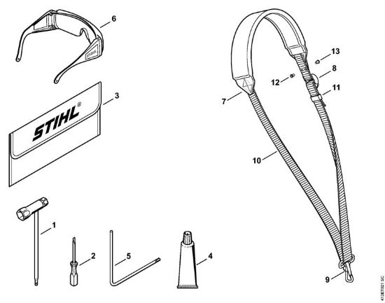 Attrezzi, accessorio a richiesta Apparecchi speciali (PC, SP, MC) SP 90 T della marca STIHL