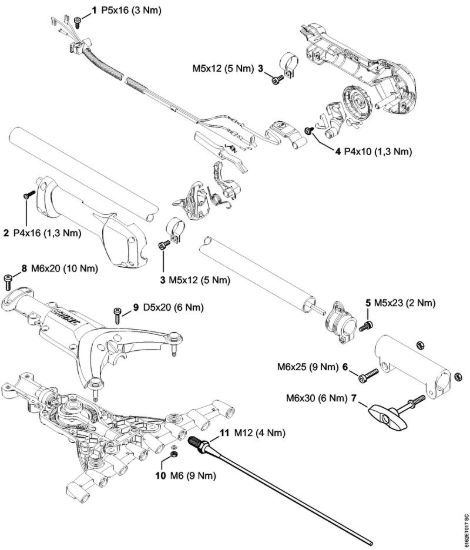 Coppie di serraggio Apparecchi speciali (PC, SP, MC) SP 92 TC-E della marca STIHL