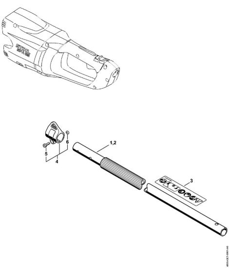 Stelo Apparecchiature speciali a batteria (SPA) SPA 65 della marca STIHL