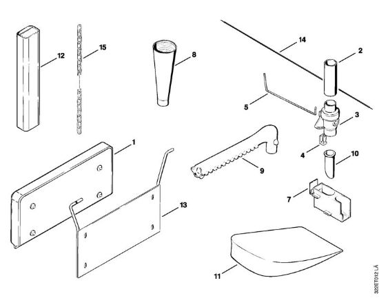 Accessori a richiesta Atomizzatori (SR) SG 17 della marca STIHL