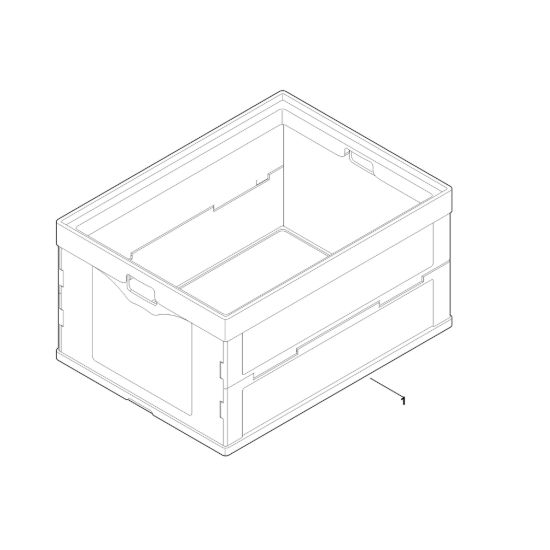 Picture of A - Cesto pieghevole ABO 600.0