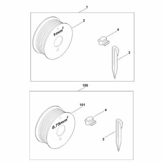 Picture of A - Materiale d'installazione kit L Kit L