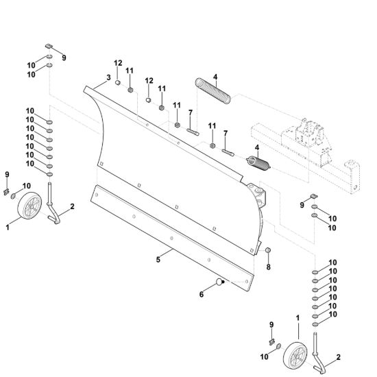 Picture of A - Scudo spazzaneve ASP 100.1