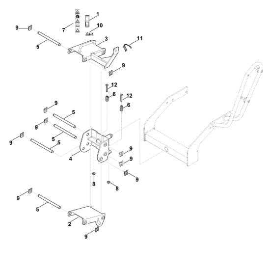 Picture of D - Telaio intermedio ASP 125.1
