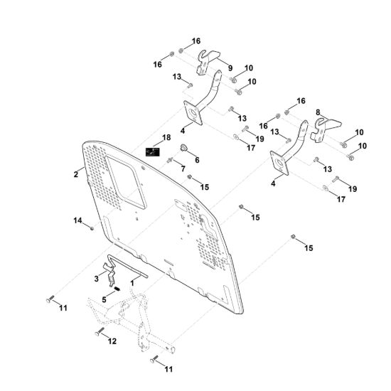 Picture of E - Parete posteriore RT 4082.0