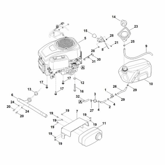 Picture of G - Motore, serbatoio RT 4082.1