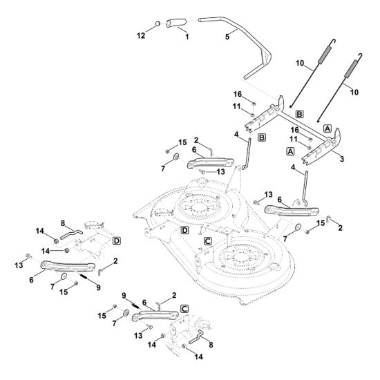 Picture of J - Sollevamento apparato di taglio RT 4112.0 S