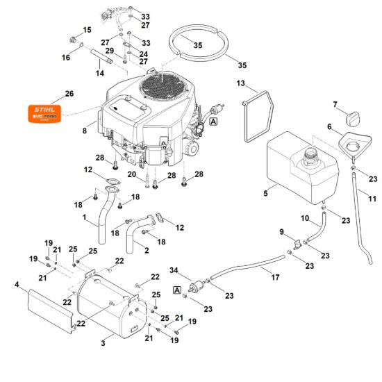 Picture of G - Motore, serbatoio RT 4112.1 SZ