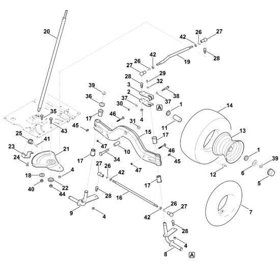 Picture of E - Sterzo, ruota anteriore RT 5097.0 C
