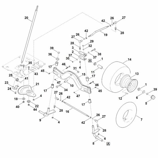 Picture of E - Sterzo, ruota anteriore RT 5097.1 Z
