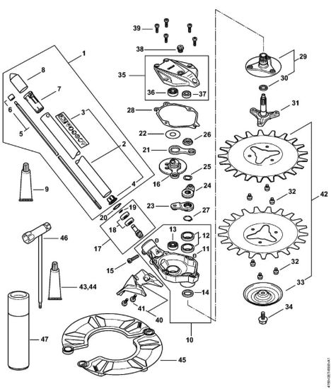 Ricambi RG-KM Attrezzi di applicazione (-KM) RG-KM della marca STIHL
