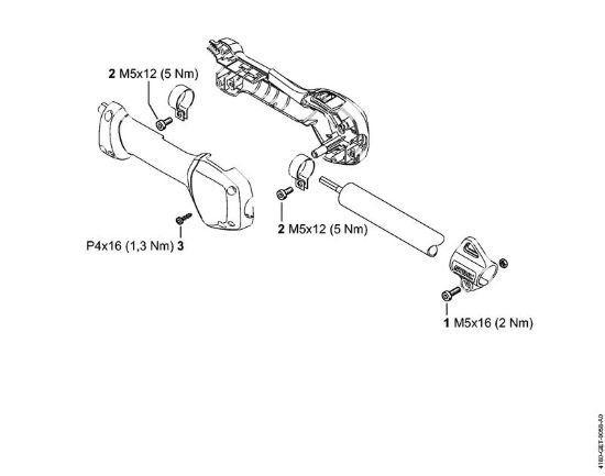 Coppie di serraggio Motori Kombi (KM) KM 111 R della marca STIHL