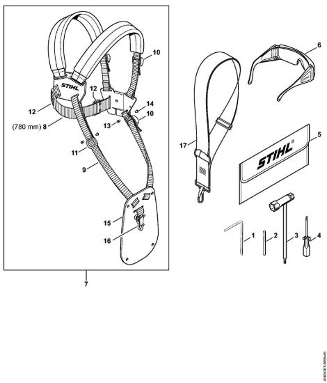 Attrezzi, accessorio a richiesta Motori Kombi (KM) KM 55 C-E della marca STIHL