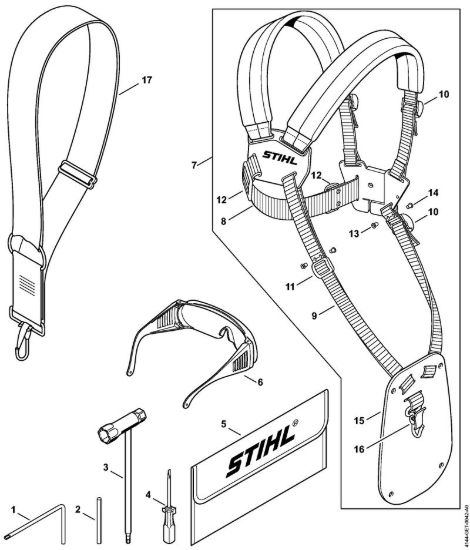 Attrezzi, accessorio a richiesta Motori Kombi (KM) KM 56 RC-E della marca STIHL