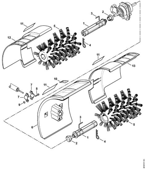 Spazzola rotante KB-MM Attrezzi per montaggi multipli (-MM) KB-MM della marca STIHL