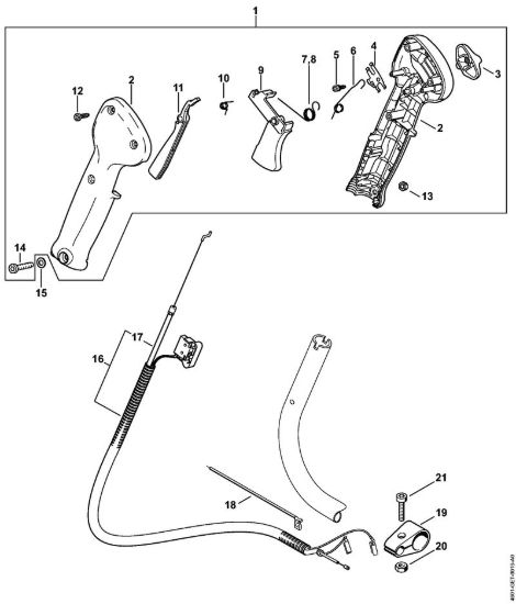Impugnatura di comando MultiMotore (MM) MM 55 della marca STIHL