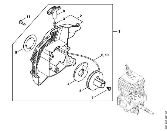 Dispositivo di avviamento MultiMotore (MM) MM 56 della marca STIHL
