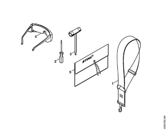Attrezzi, accessorio a richiesta Spazzatrice a spazzola rotanti (KW) KW 85 della marca STIHL