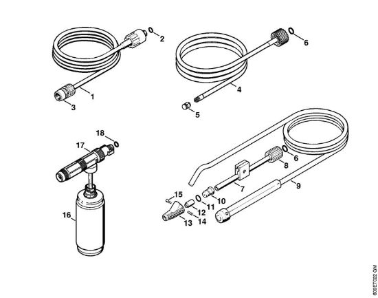Attrezzi, accessorio a richiesta Idropulitrice elettrica (RE) RE 102 K della marca STIHL