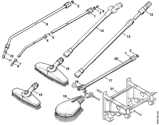 Attrezzi, accessorio a richiesta Idropulitrice elettrica (RE) RE 102 K della marca STIHL