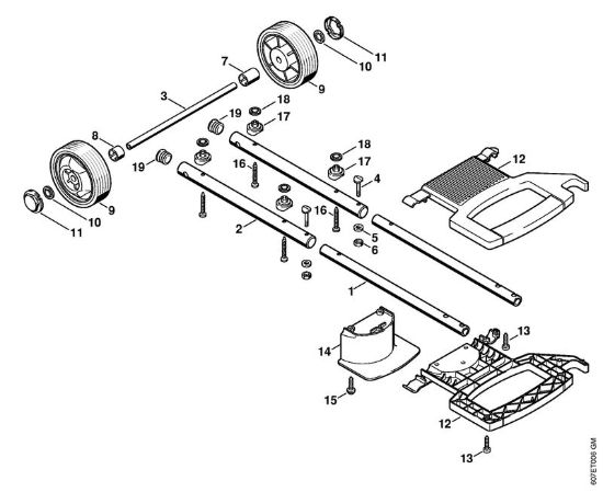 Carrello Idropulitrice elettrica (RE) RE 102 KM della marca STIHL