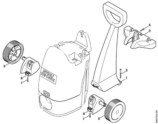 Carrello Idropulitrice elettrica (RE) RE 106 K della marca STIHL