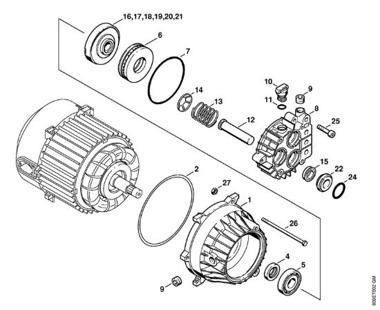 Pompa Idropulitrice elettrica (RE) RE 106 K della marca STIHL